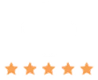 Five stars on Google